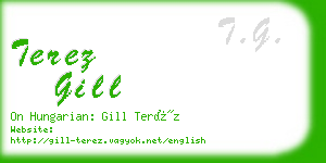 terez gill business card